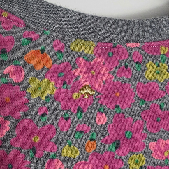PRE LOVED - Kate Spade | Marker Floral Ruffle Sleeve Dress size small - Picture 5 of 6